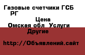 Газовые счетчики ГСБ-400, РГ-7000, XML-1, XML-2, RITTER TG1/3/5/10 › Цена ­ 14 800 - Омская обл. Услуги » Другие   